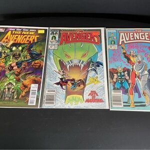Marvel Avengers Comic Book Trio